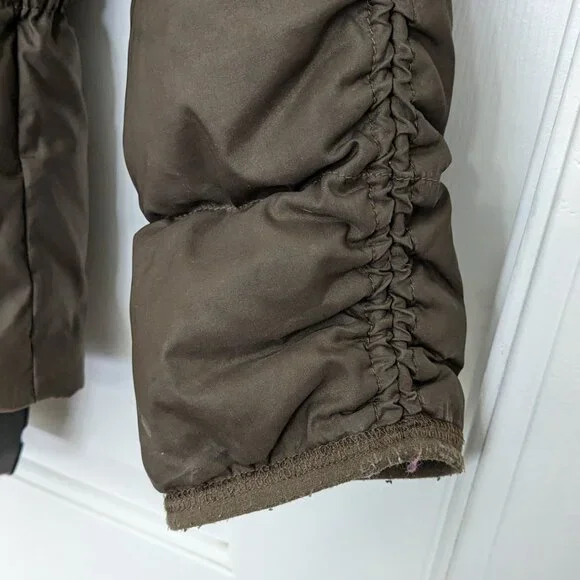 POLO RALPH LAUREN Puffer Quilted Coat Jacket Kids Youth XL Size 16 Brown